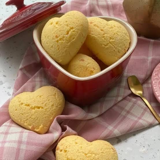 Pão de queijo coração